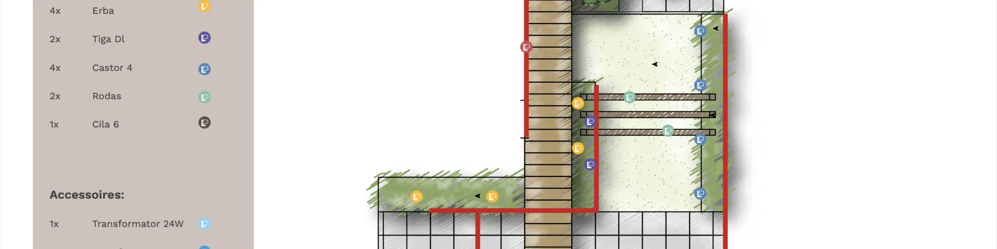 Lichtplan Weustink